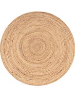 alfombra de yute vibora natural 100 cm redondo
