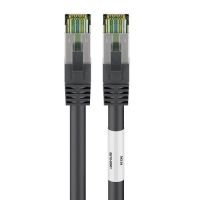 goobay cable de red sftp cat8 1m negro