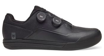 Zapatillas fox union boa pedal plano negro