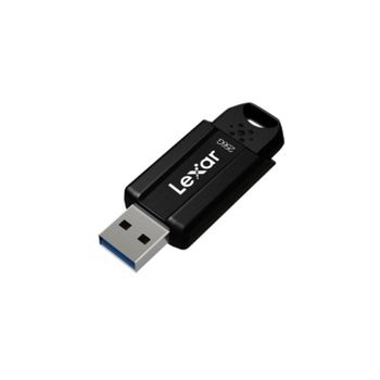 Unidad flash Lexar JumpDrive S80 256 GB USB 3.2 Gen 1 Negra funda