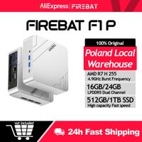 mini pc firebat f1 p amd ryzen 7 h 255 ddr5 16gb 24gb 512gb 1tb ssd windows 11 pro mini computadora de escritorio para juegos wi-fi 6 usb40