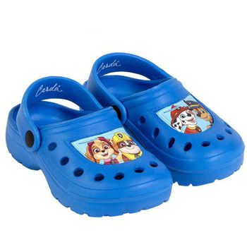 Dessins Animés Zuecos Zuecos Clogs Happy Rojo Niño para niño