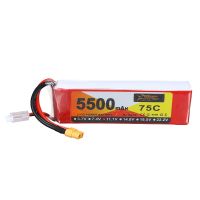 bateria lipo zop power 111v 5500mah 75c 3s con conector xt60 para rc drone