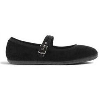 Victoria Zapatos de tacón Oda mercedes terciopelo negro para mujer