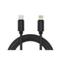 cable de carga innova usb c a lightning negro 1 m carga rapida