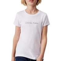 calvin klein jeans camiseta script para nina
