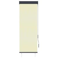 estor enrollable de exterior color crema 60x250 cm