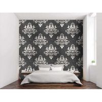 fotomural vinilo zen gran flor blanca 400 x 300 cm
