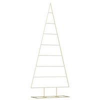 arbol de navidad de metal dorado 211 cm vidaxl