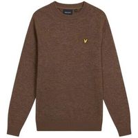 lyle  scott jersey kn2114v lambswool blend-y220 espresso para hombre