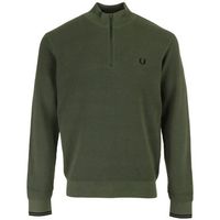 fred perry jersey waffle stitch half zipjumper para hombre