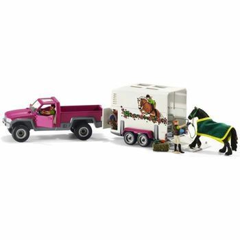 Juego De Vehículo De Caballo Schleich