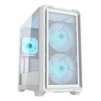 torre cougar mx600 mini rgb blanco mini tower micro atxmini-itx 3 ventiladores rgb