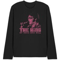 elvis presley camiseta manga larga the king para hombre