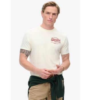 Superdry para hombre. M1011990A Camiseta Tokyo Vl Graphic blanco (XXL), Casual, Algodón, Manga corta