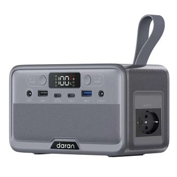 YOUYOU R100 100W 89.6Wh 28000mAh estación de energía portátil con 7 salidas, pantalla LCD, batería LiFePO4 de grado EV,