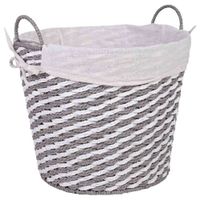 cesta de almacenamiento gris d36x3034 cm