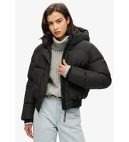 superdry para mujer w5011723a chaqueta bomber sport negro l casual poliester reciclado sostenible