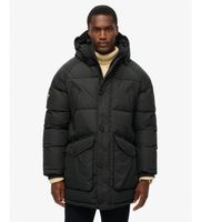 superdry para hombre m5011933a parka expedition negro s casual poliester