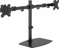 vision monitor desk stand black dual