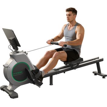 Remo magnético para apartamento - 16 niveles de resistencia - Máx. 120 kg - Volante de inercia 2,4 kg - Pantalla LED - Compatible con APP - Soporte para dispositivos portátiles