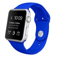cool correa goma azul para apple watch 3840 mm series 12345