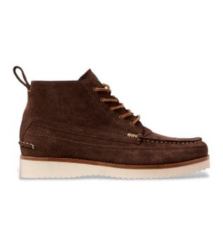 Polo Ralph Lauren para hombre. 812945353002 Botines de trabajo Ranger de ante marrón (44), Plano, Cordones, Casual
