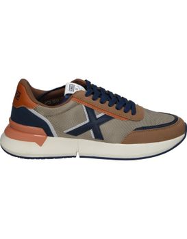 Zapatillas Casual Munich Versus 107 Marrones Con Detalles 42