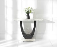 raphael cream marble console table