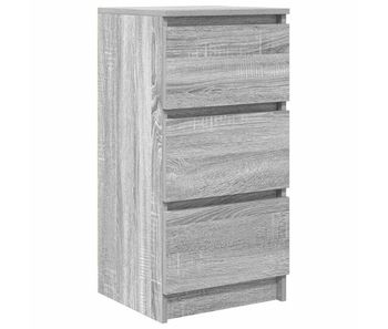 Aparador - mueble de almacenamiento sonoma gris 37,5x35x76 cm madera de ingeniería es5065