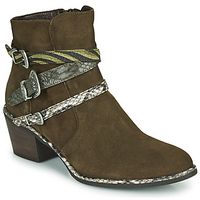 regard botines napoli v3 velours militare para mujer