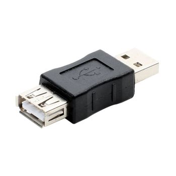 Adaptador Usb 2.0 Hembra A Usb Macho Tipo A Negro