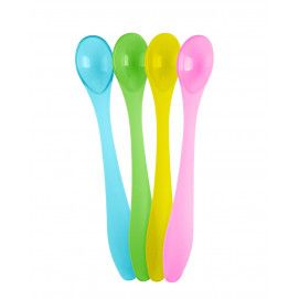 Juego de cucharas PP 4uds Rainbow