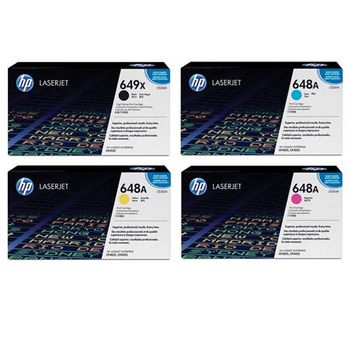 Original Multipack HP Colour LaserJet CP4525n Printer Toner Cartridges (4 Pack) -CE260X