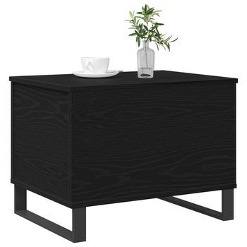 Mesa De Café | Mesa De Centro Roble Negro 60 X 44,5 X 45 Cm