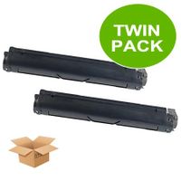 compatible multipack oki okipage 14e printer toner cartridges 2 pack -40433203