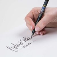 tombow brush pen fudenosuke soft black