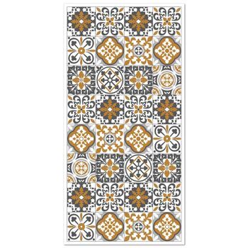 Panorama Alfombra Vinílica Hidráulica Triana Naranja 80x200 Cm