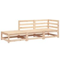 sofa de jardin con reposapies 2 plazas  sofa de exterior madera maciza de pino