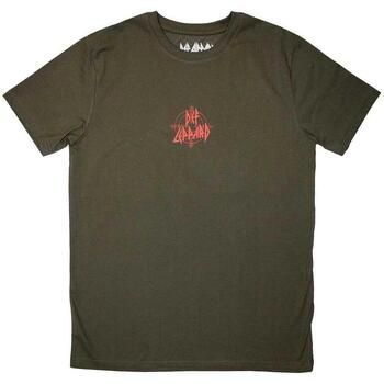 Def Leppard Tops y Camisetas Mini Target Logo para hombre