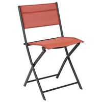 set 4 sillas plegable elba terracota
