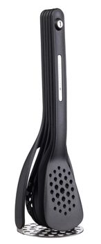 Juego de utensilios de cocina 5 en 1 de plástico gris
