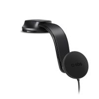 cargador inalambrico para auto sbs magsafe 15w negro