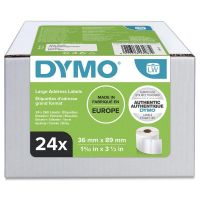 etiquetas dymo labelwriter 36 x 89 mm 24 rollos 6240 etiquetas autoadhesivas