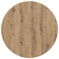 encimera o 70 x 15 cm redondo madera de ingenieria vidaxl