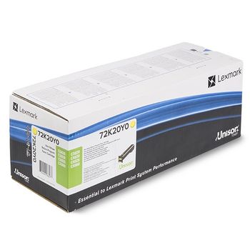 Lexmark 72K20Y0 toner amarillo (original)