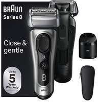 Braun Series Shavers Series 8 Electric Shaver SmartCare Center Wet and Dry Electric Razor 8567cc Silver