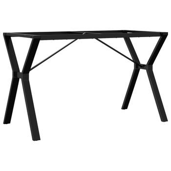 Patas De Mesa De Comedor Estructura Y Acero 120x60x73 Cm Vidaxl