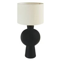 lampara de mesa yulia negra h59cm