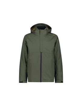 Chaqueta de Montaña CMP desmontable Zip Hood Detachable Inner Hombre Verde